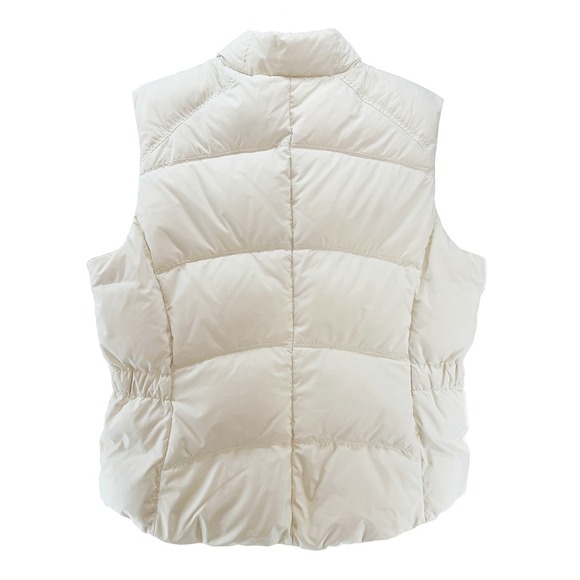 EDDIE BAUER Premium Goose Down Quilted‎ Puffer Vest • Women's XL • white - Picture 4 of 7